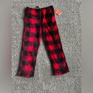 NEW WITH TAGS- Wonder Nations Boys Plush fleece pajama pants size 10/12 HUSKY